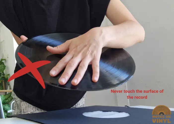 How to handle records do not touch surface of the record
