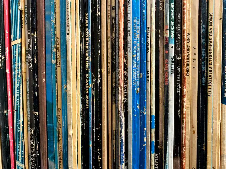 A diverse mixture of original LP’s over many years.  Music is so important in every day life.